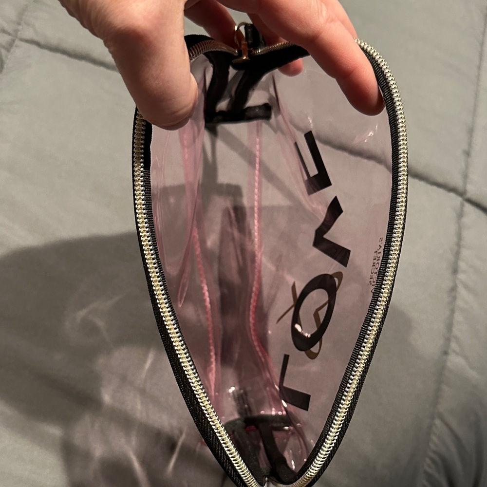Victoria's Secret Love Pink Transparent Cosmetic Bag - Picture 3 of 6